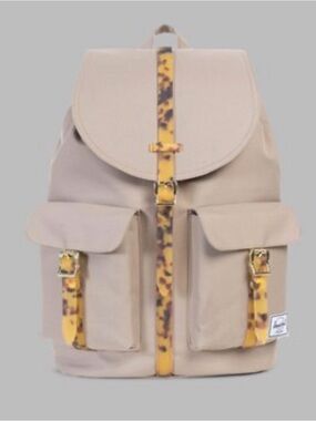 EUC HERSCHEL DAWSON BACKPACK BRINDLE-TORTOISE SHELL RUBBER